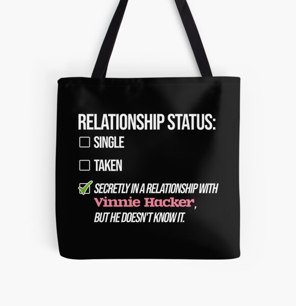 Relationship with Vinnie Hacker All Over Print Tote Bag RB1208 product Offical Vinnie Hacker Merch