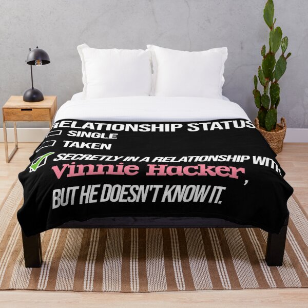 Relationship with Vinnie Hacker Throw Blanket RB1208 product Offical Vinnie Hacker Merch